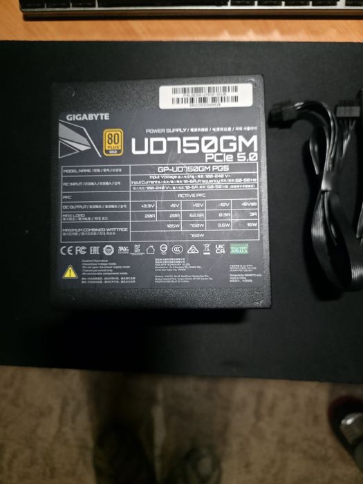 Блок питания Gigabyte GOLD 750W ATX 3.0