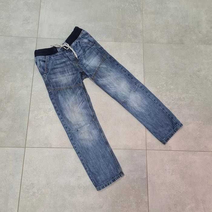 Denim co wycierane jeansy 140