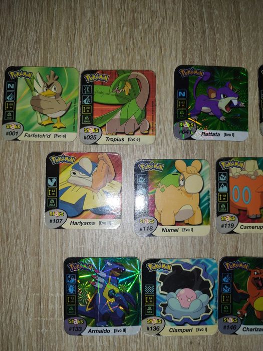 Lote de 19 stacks pokemon
