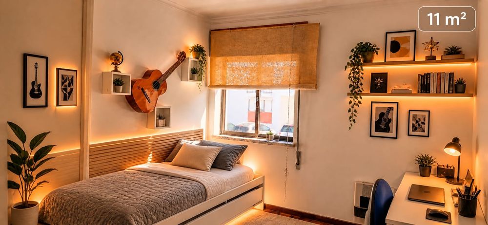 Apartamento T3 Moita  99m2 open space