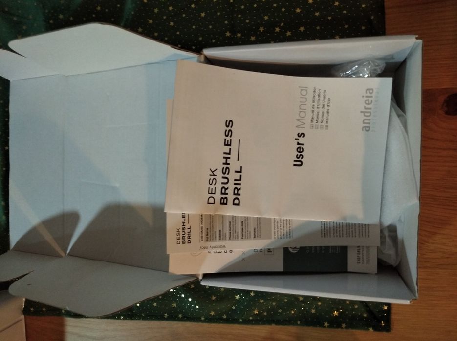 Broca Unhas Andreia Desk Brushless Drill Micromotor 35.000rpm