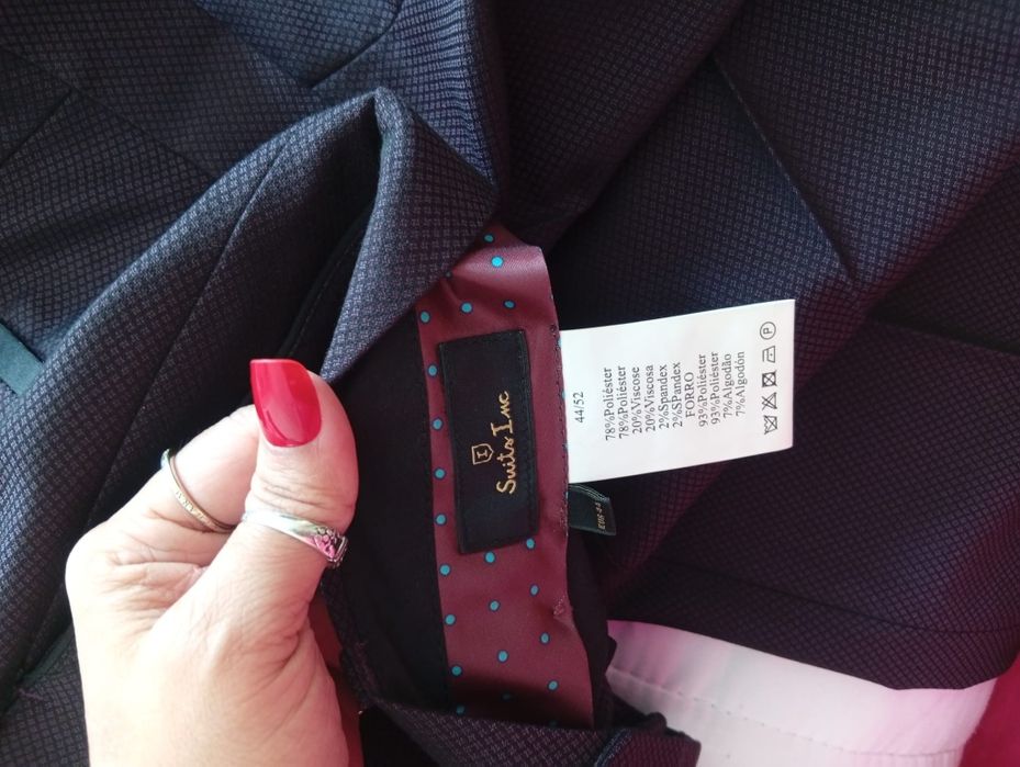 Fato de Cerimónia Suits Inc (4 Peças) – Roxo/Beringela – Slim Fit – Tam. 52/44