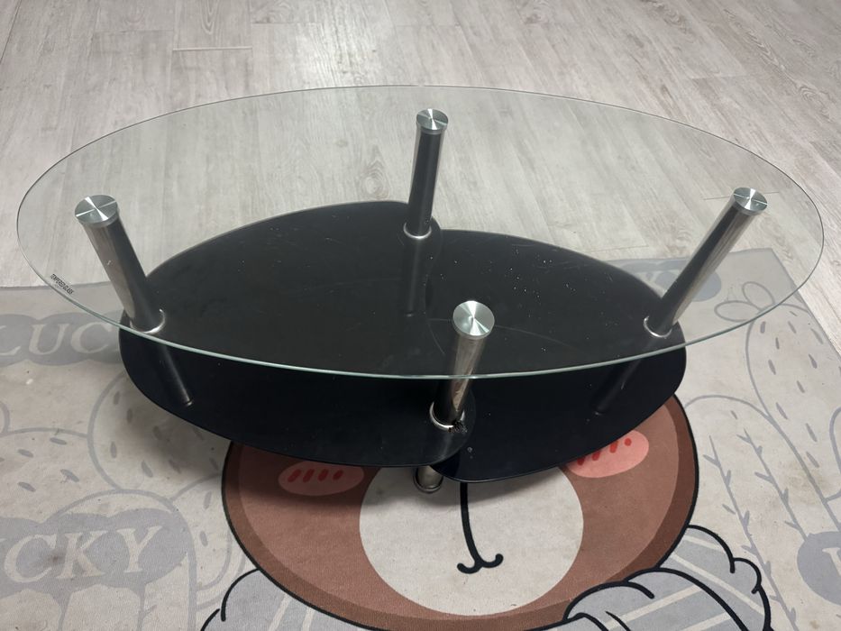 Mesa de vidro quase novo