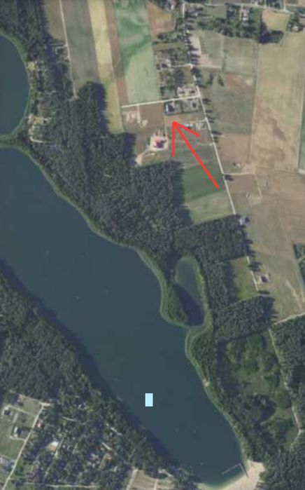 Działka budowlana jezioro kamionki 1600m2 Nowy dwór