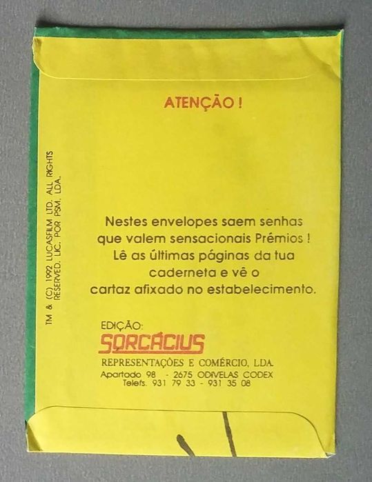 Carteira de cromos - The Young Indiana Jones Chronicles