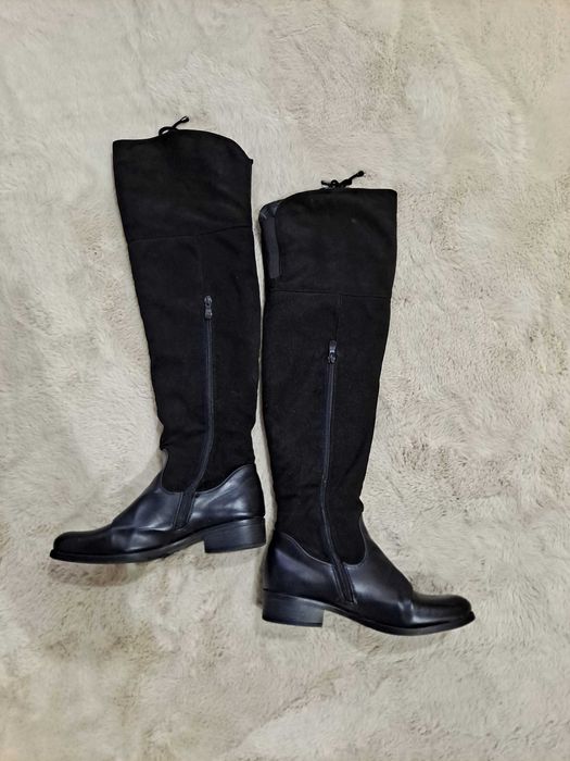 buty zimowe za kolano kozaki 39