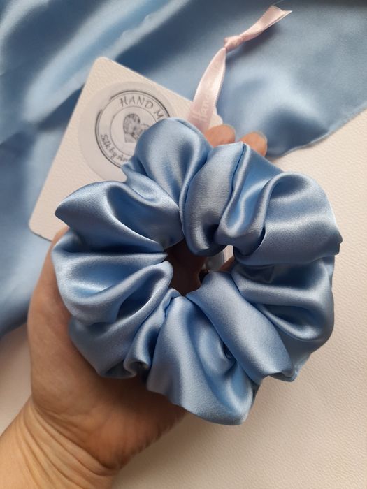 4 sztuki zestaw jedwabnych scrunchie gumek