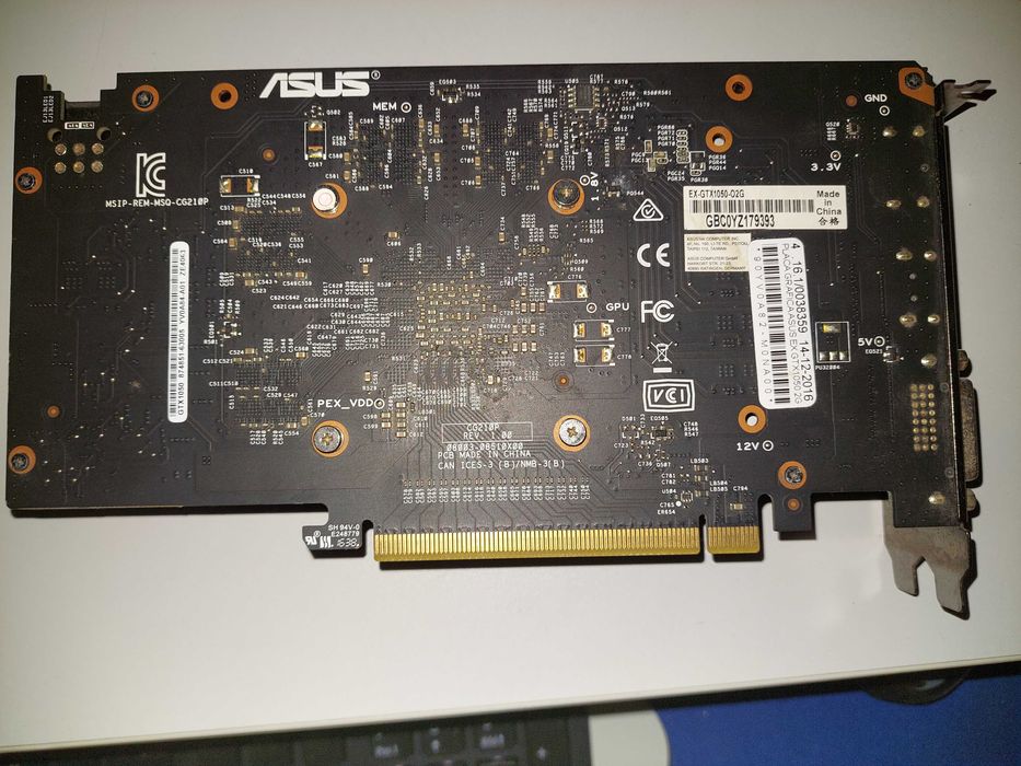 ASUS - EX-GTX1050-2G - GTX1050 2GB GDDR5 PCI-E 3.0