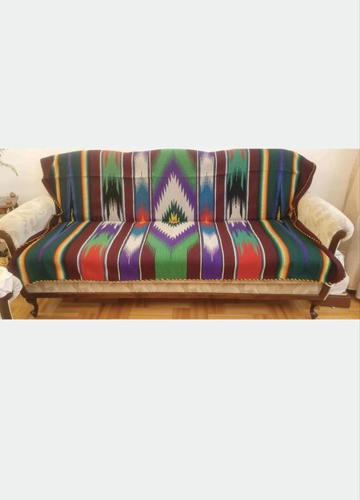 Kilim narzuta wełna wzór handmade