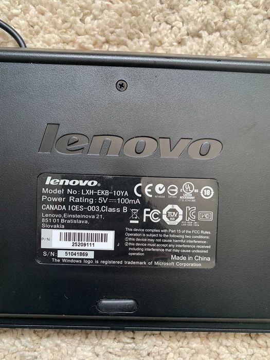 Klawiatura Lenovo LXH-EKB-10YA