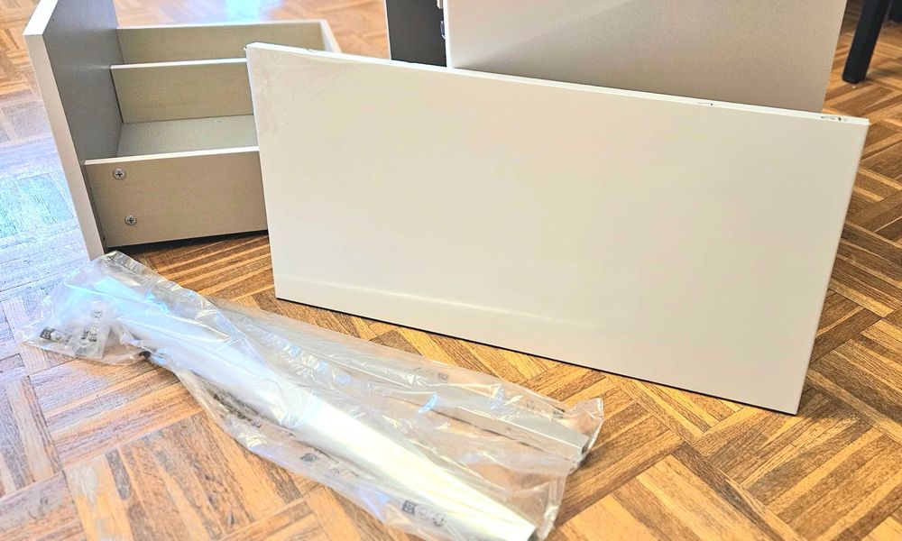 Szafka pod umywalkę GoodHome Imandra wisząca 60 cm biała