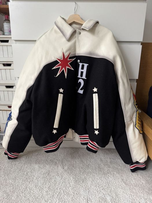 Кожанная куртка H&M x Heron Preston мужская настоящая кожа