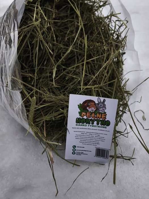Siano Tymotkowe 2x 1 kg dla gryzoni i królików, świnki, szynszyla HIT