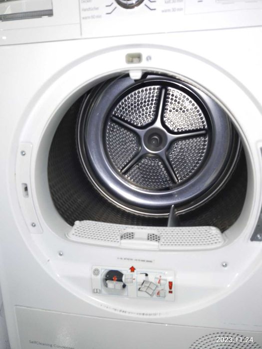Сушильная машина тепловой насос 8кг, 14 пр А++ белая Bosch WTY87701/16: ...
