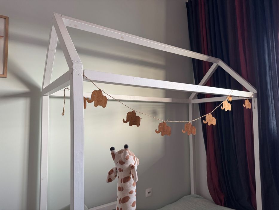 Cama Infantil Montessoriana Casinha + Colchão