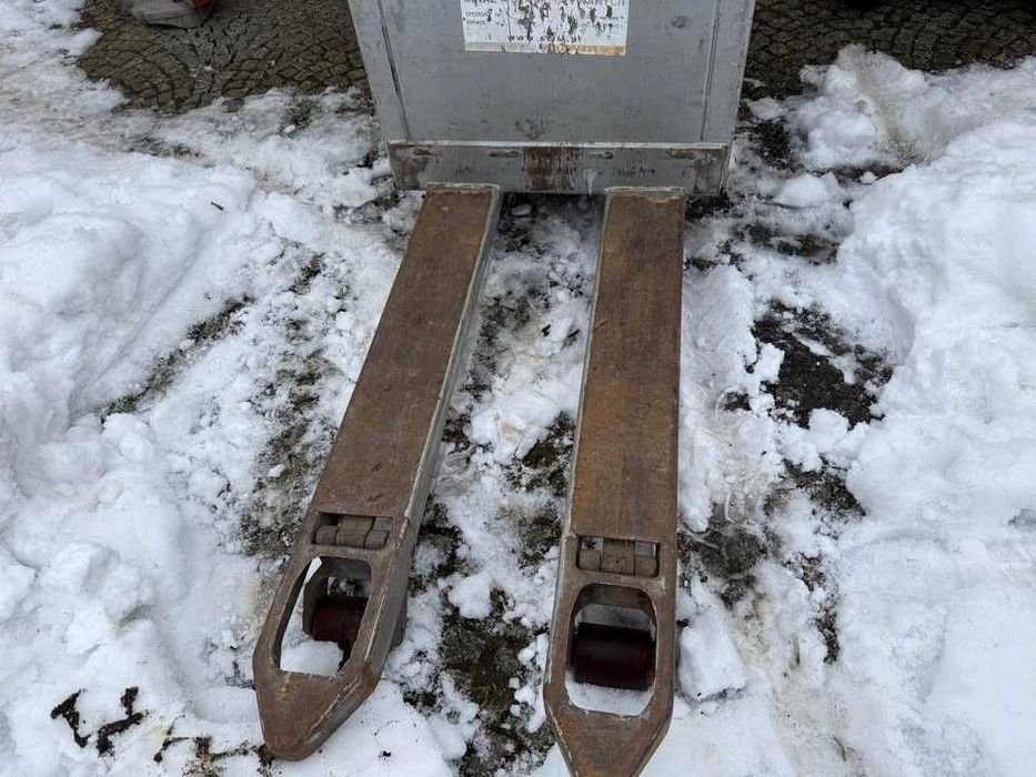 Still EXU 20 wózek widłowy paleciak z podestem 24V