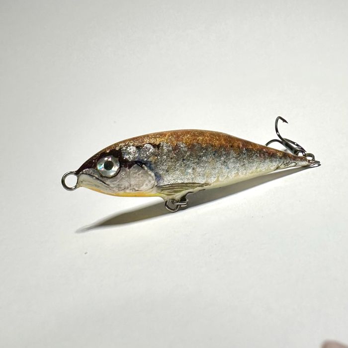 Wobler bezsterowy 6cm, rękodzieło,pstrąg, okoń, kleń