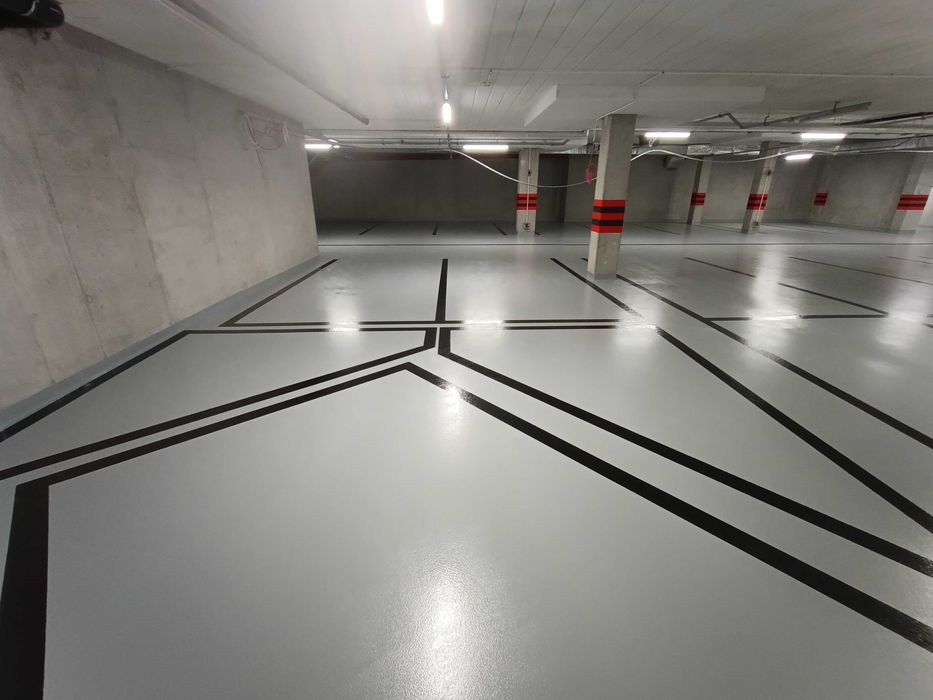 Posadzki żywiczne , profile , kamienny dywan