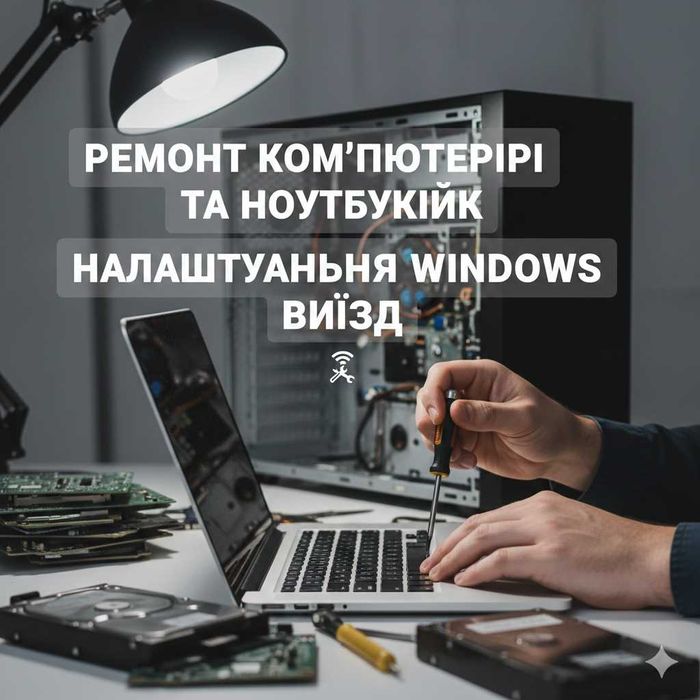 Ремонт комп'ютерів та ноутбуків | Приватний майстер | Виїзд