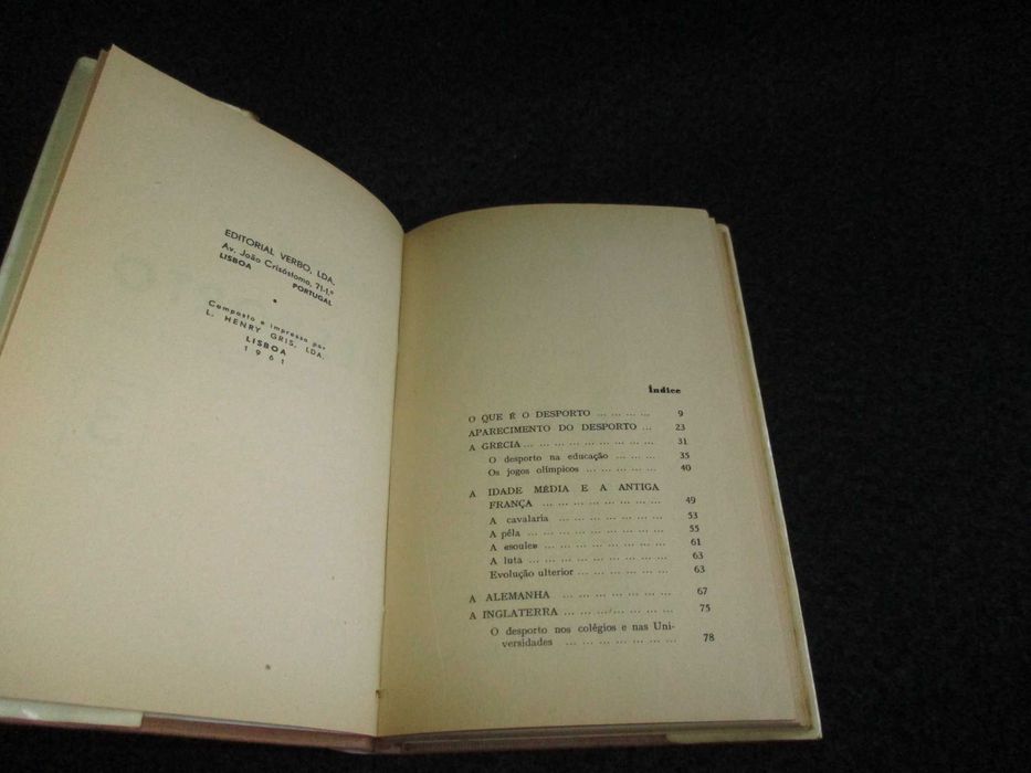 Livro História Breve do Desporto Bernard Gillet