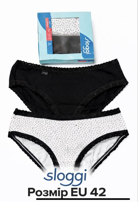 Трусики Sloggi бавовняні та безшовні  різні моделі