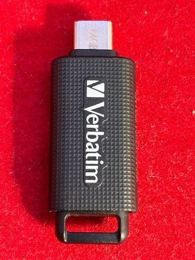 outlet pendrive verbatim 64 gb usb 3.1 typ c czarny plug & play