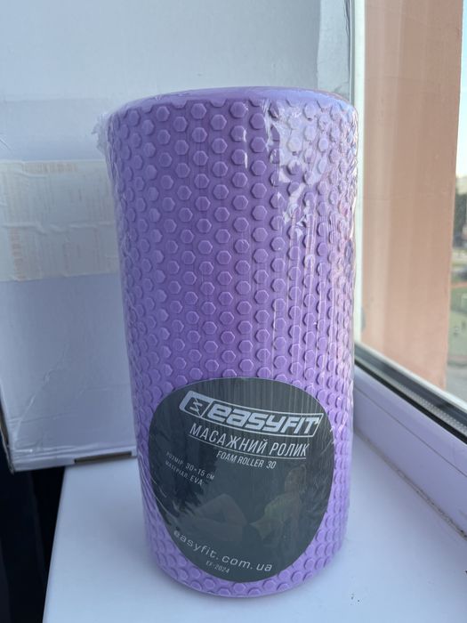 Массажный ролик валик для йоги и фитнеса