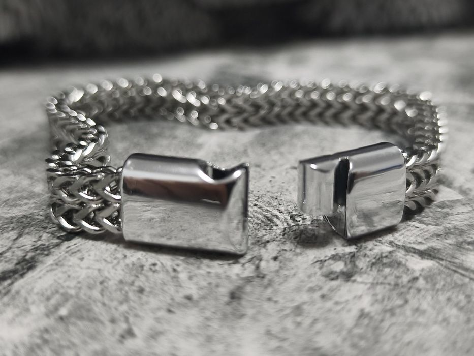 Pulseira Hip Hop Prateada