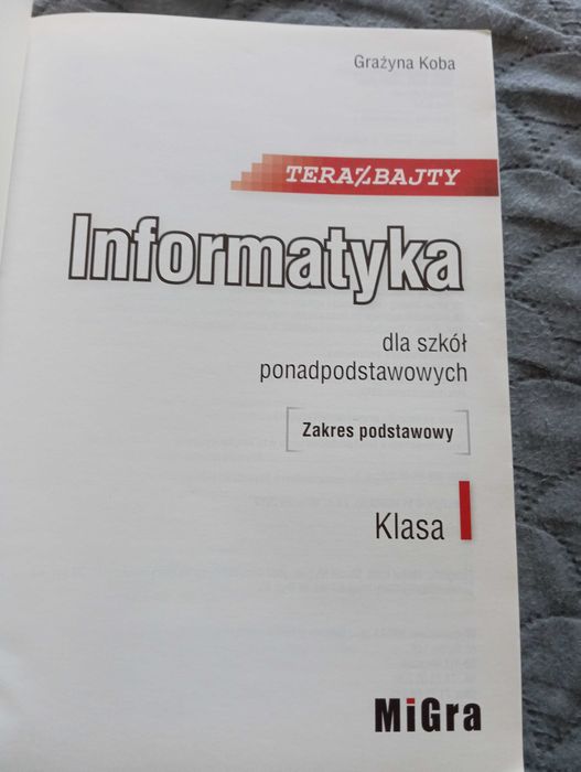 Książka informatyka 1