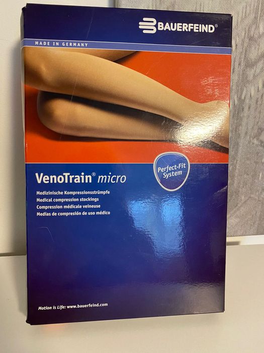 Компресійні панчохи чорного кольру венотрейн мікро баланс (ККЛ)роз-S