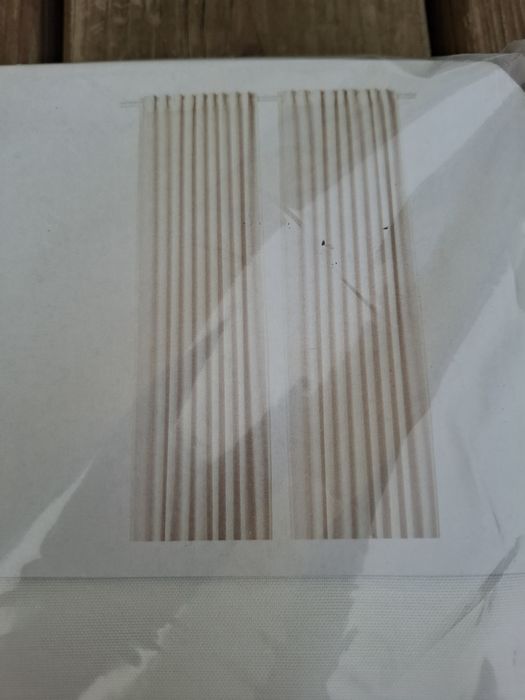 Par de Cortinados Brancos do Ikea