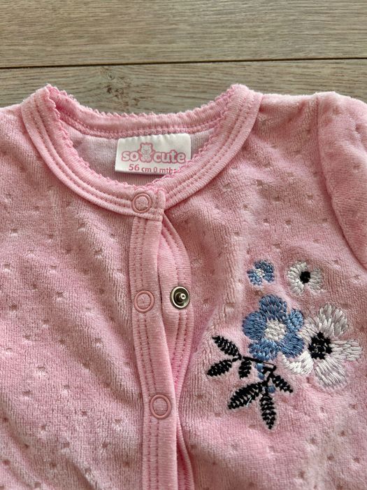 Długi ciepły pajacyk 56