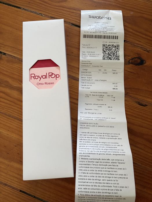 AP x Swatch Royal Pop (Otto Rosso)
