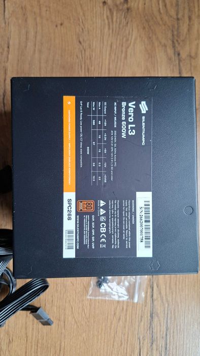 Zasilacz Vero L3 Bronze 600W