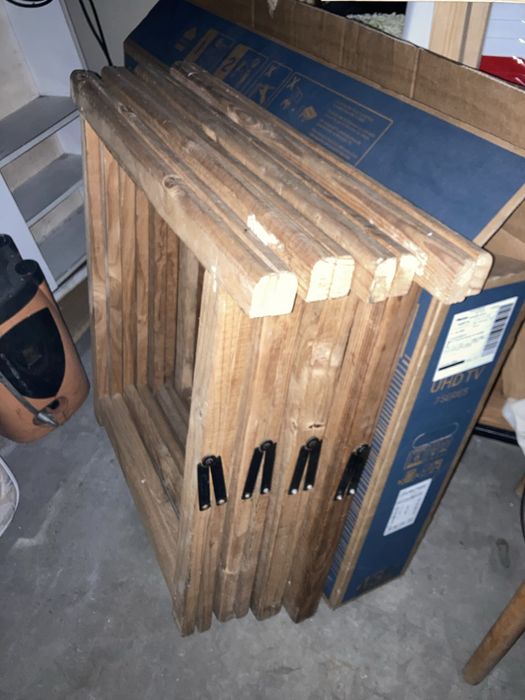 Cavaletes de madeira