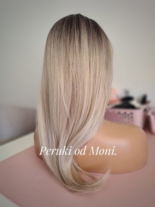 Tupet blond syntetyczny