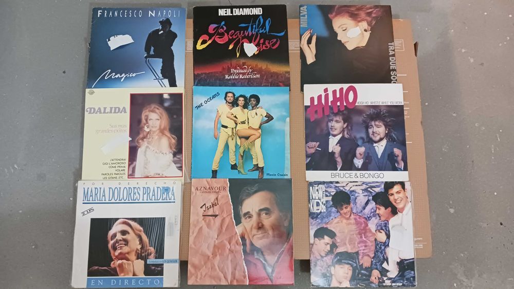 Discos vinil (100 uni.) - coleção radialista