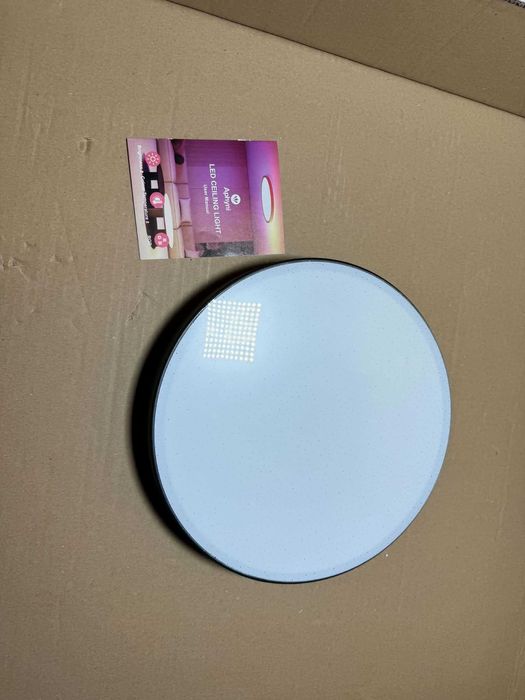 Lampa sufitowa LED 18W okrągła czarna