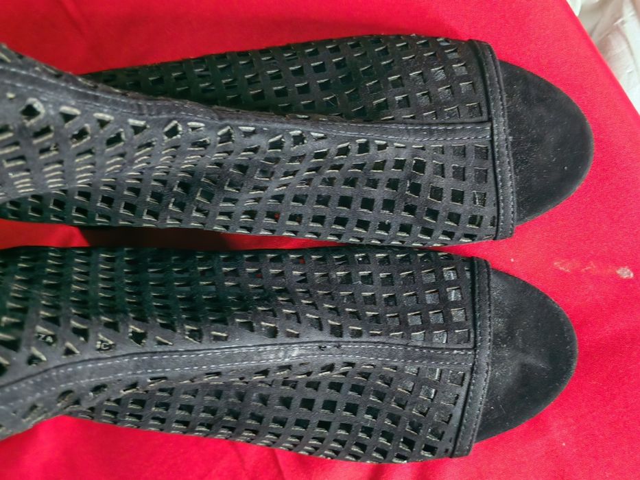 : Botki Zara Basic, ażurowe, r. 33 – STAN  NOWY