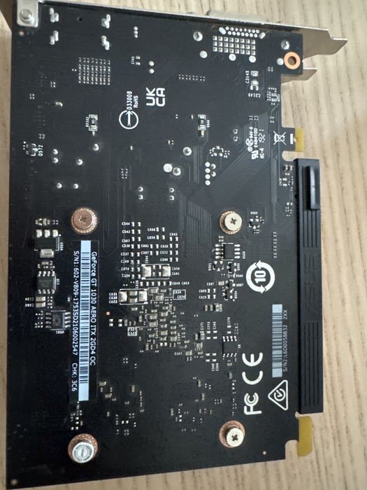 ASUS GeForce gt 1030 AERO itx 2GD4 oc