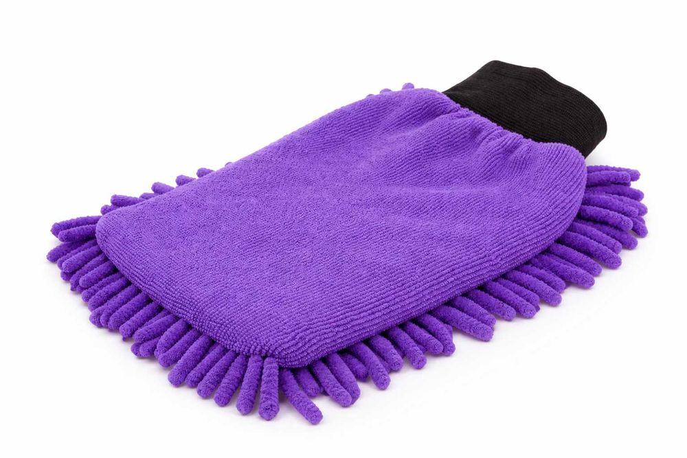 Перчатка из микрофибры для мытья авто и уборки, большая 22×14 см