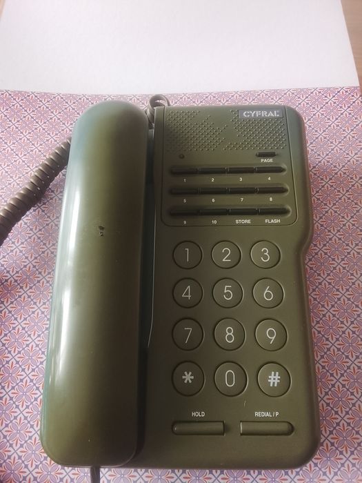 Aparat telefoniczny Cyfral C-634 z dodatkowym kablem