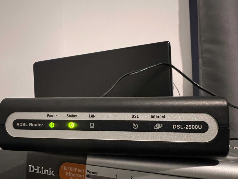 D-Link DSL-2500U роутер Ethernet маршрутизатор ADSL2+