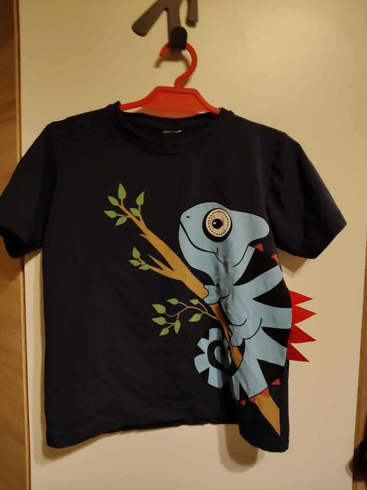 Zestaw 5 koszulek, T-shirtów chłopięcych r. 116
