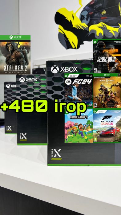 Xbox Series X 1Tb + 500 ігор Магазин Гарантія