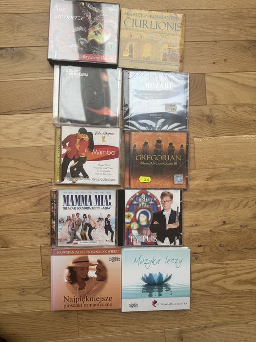 10 płyt CD. Mamma Mia Gregorian III Mambo Bułat Okudżawa