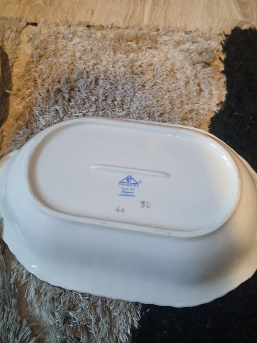 Talerze PRL z wzorem