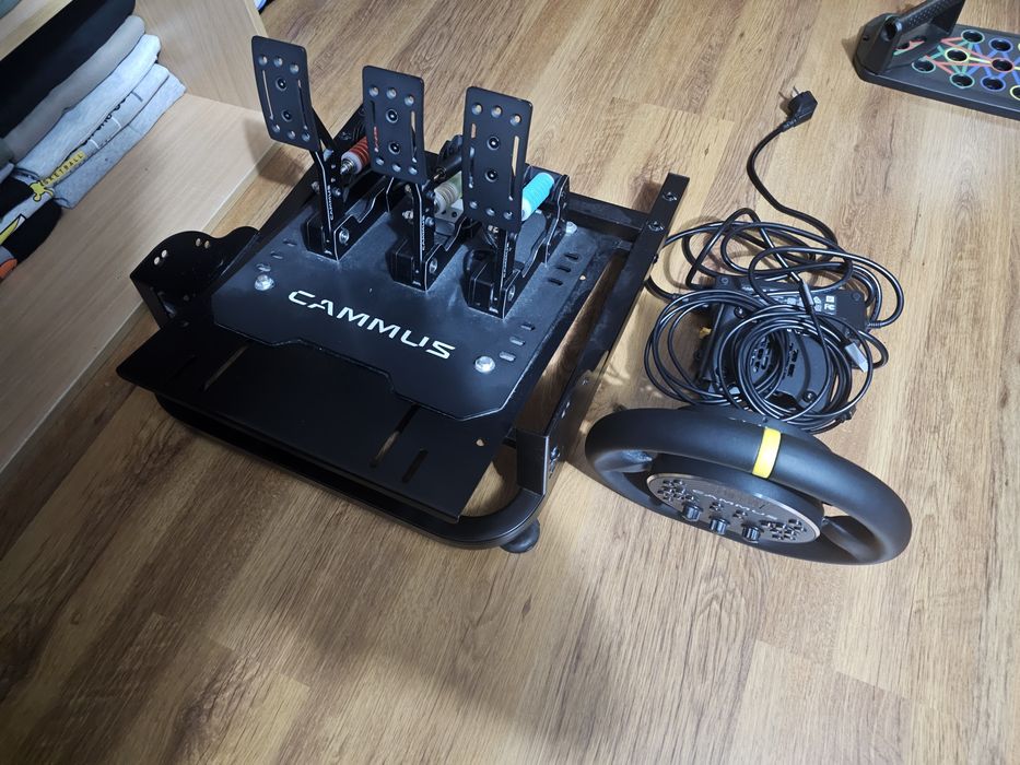 Kierownica Cammus C5, pedały Cammus lc100 + cały stojak
