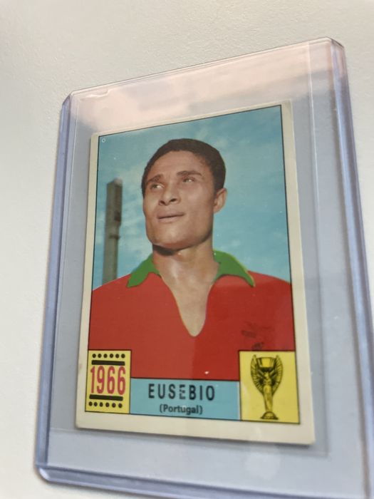 Cromo Eusébio México 1970 Panini