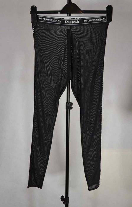 PUMA International Mesh Przezroczyste Legginsy Damskie S Oryginalne Super Stan